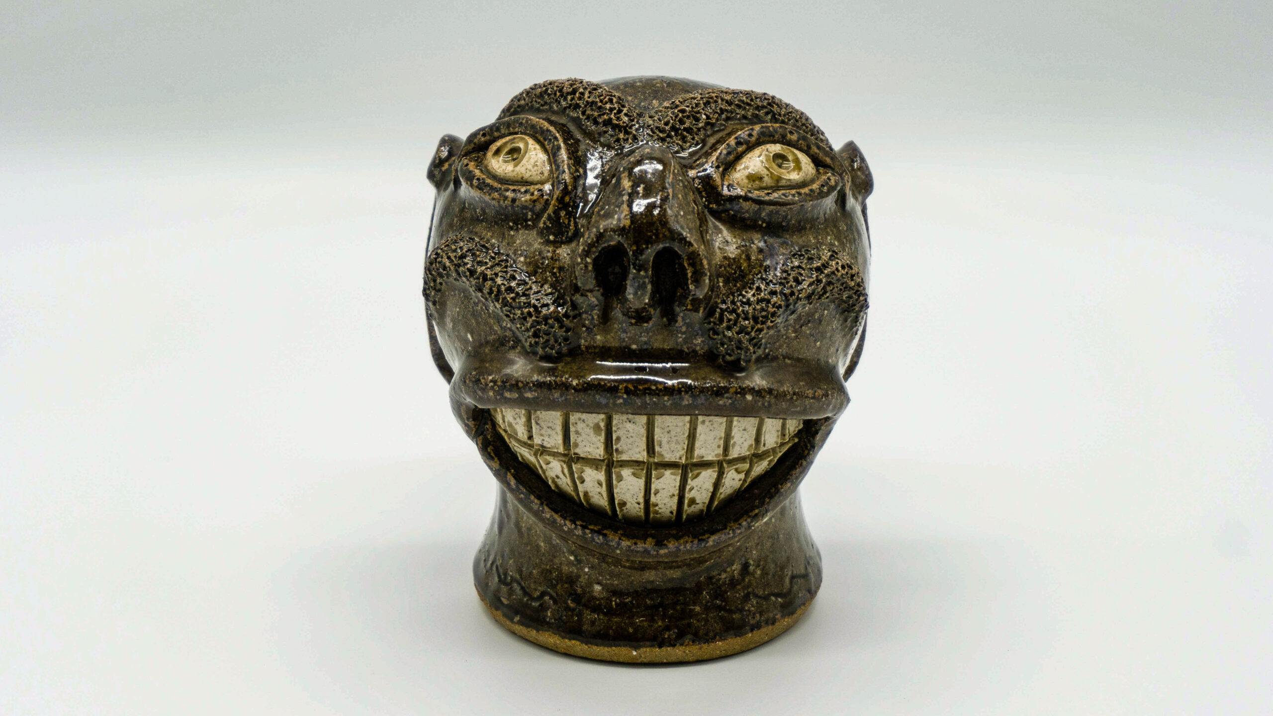 Quart-Sized Grinning Smile Face – Figural Head